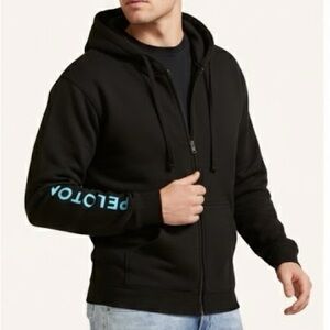 Peloton Graphic Hoodie Mens Large Limited Edition NWT Fleece Zip up hoodie